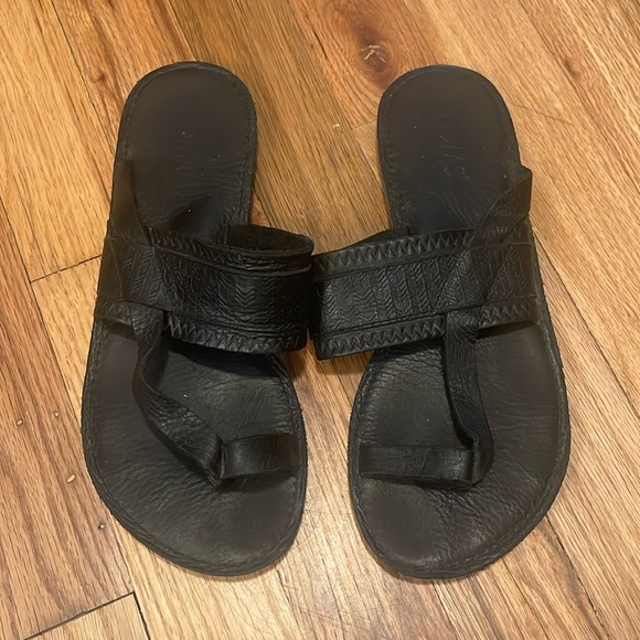TOMS Leather Sandals, Size 7 - Picture 1 of 5